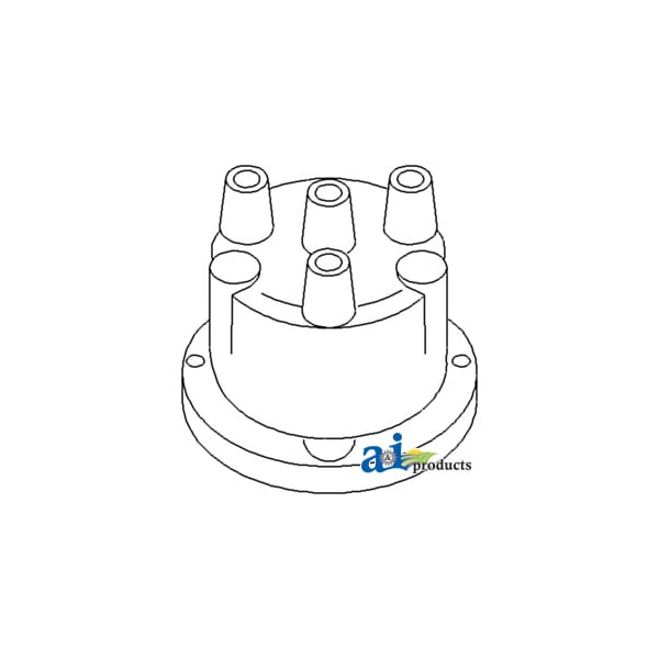 Cap, Distributor; 3 Cyl 5" x5.75" x4.5"